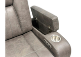 Gray 3-Piece Power Reclining Living Room Set with Power Headrests, LED Lights & Speakers