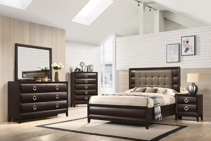 6 Piece QUINTAS Queen Bedroom Set