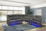 3 Piece Power Reclining Sectional by Sara Collections | Bel Furniture