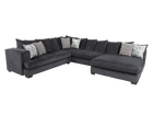 Charcoal 3-Piece Modern U-Shaped Sectional Sofa