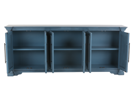 4-Door Sideboard with Diamond Panel Detailing - view 3