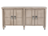 4-Door Sideboard with Modern Square Handles