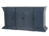 4-Door Sideboard with Layered Pedestal Design