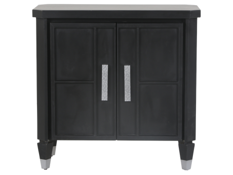 2-Door TV Console with Crystal-Inlay Handles