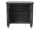 2-Door TV Console with Crystal-Inlay Handles