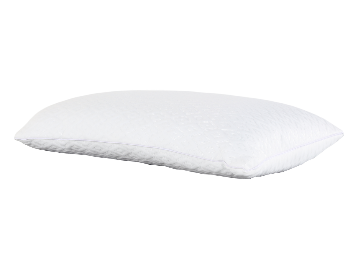 White pillow on a white background