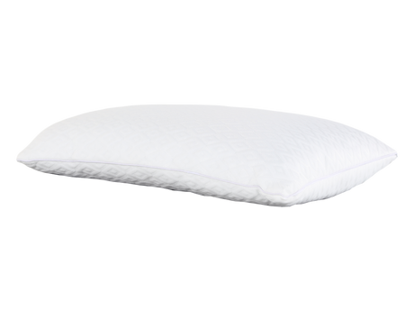White pillow on a white background