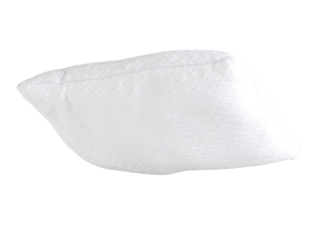 White pillow on a white background