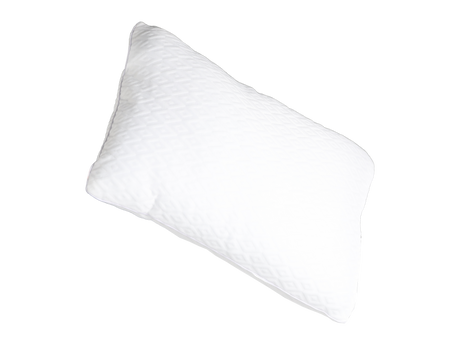 White pillow on a white background
