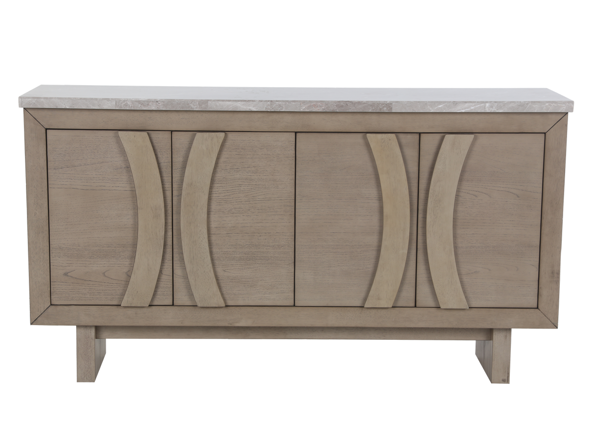 Sideboard with real marble top by Mollai Collections | Bel Furniture