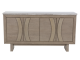 Sideboard with real marble top by Mollai Collections | Bel Furniture