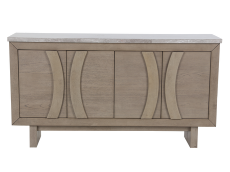 Sideboard with real marble top by Mollai Collections | Bel Furniture