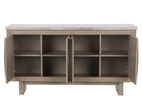 Sideboard with real marble top by Mollai Collections | Bel Furniture