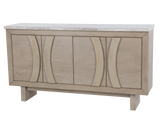 Sideboard with real marble top by Mollai Collections | Bel Furniture
