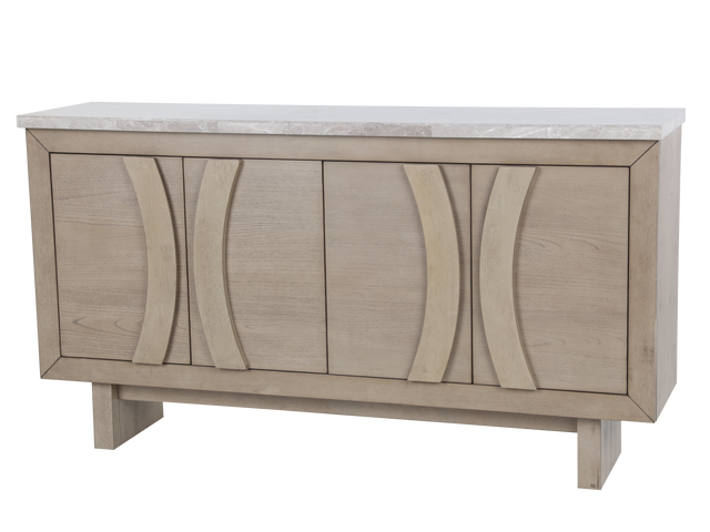Sideboard with real marble top by Mollai Collections | Bel Furniture