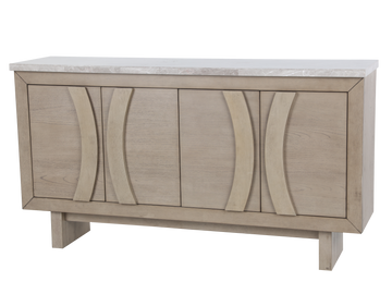 Sideboard with real marble top by Mollai Collections | Bel Furniture