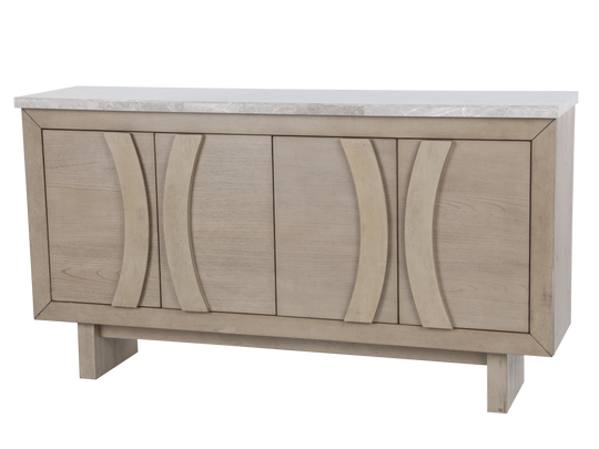 Sideboard with real marble top by Mollai Collections | Bel Furniture