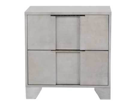 Modern Light Gray 6-Piece Bedroom Set with LED Headboard - view 9
