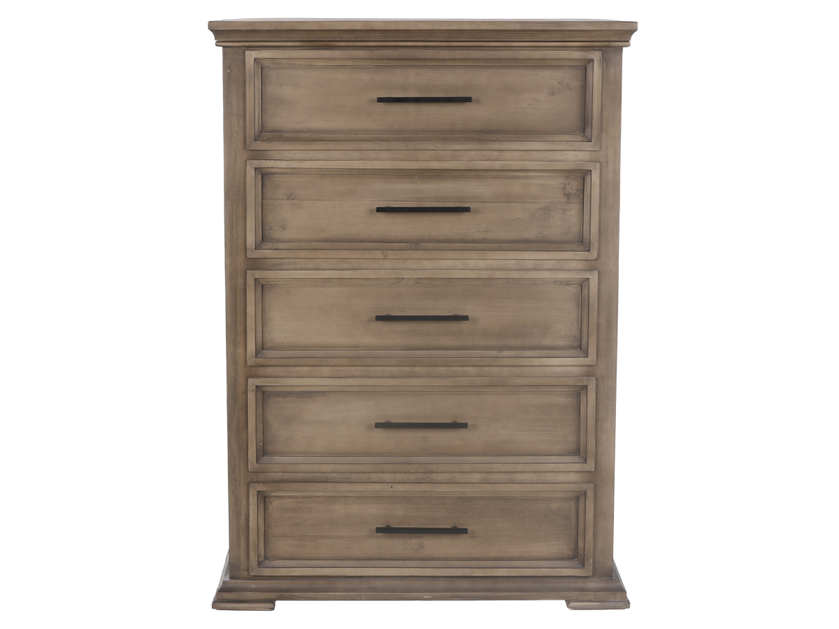 5 Drawer Rustic Chest of Drawers