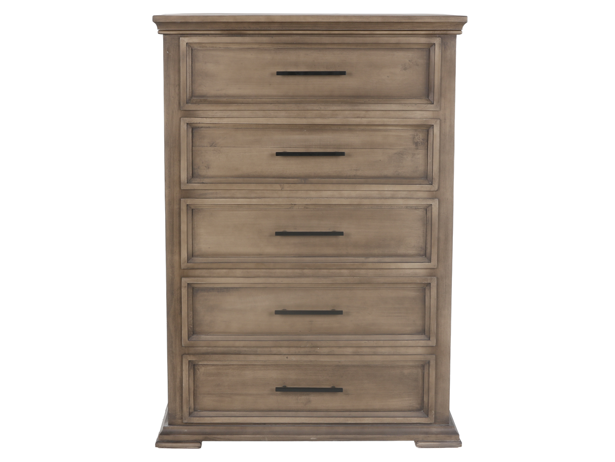 5 Drawer Rustic Chest of Drawers