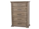 5 Drawer Rustic Chest of Drawers