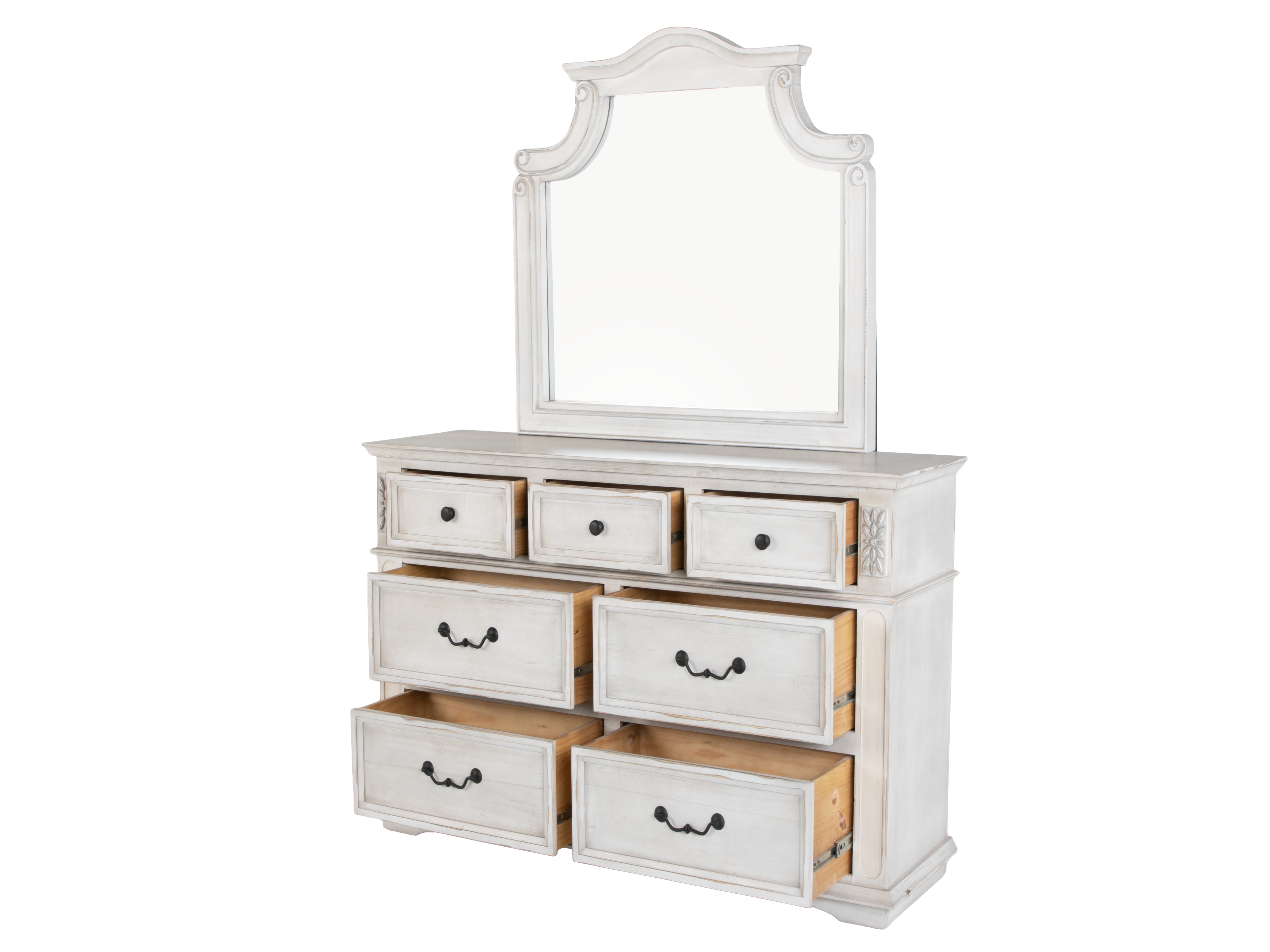 Magnolia Savanna Upholstered Sleigh Bedroom Set - Thumbnail 4