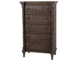 Honeywood Rustic Solid wood 5-Drawer Chest