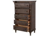 Honeywood Rustic Solid wood 5-Drawer Chest