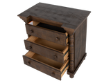 Honeywood Solid wood 3-Drawer Nightstand