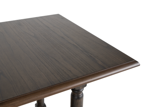 Transitional Dark Brown & Gray 7-Piece Counter Height Dining Set with Storage Shelf - view 5