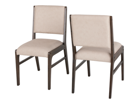 Modern Farmhouse Antique Brown & White Faux Marble 7-Piece Dining Set - view 5