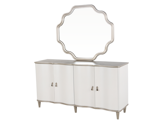 Sideboard with mirror by Mollai Collections | Bel Furniture