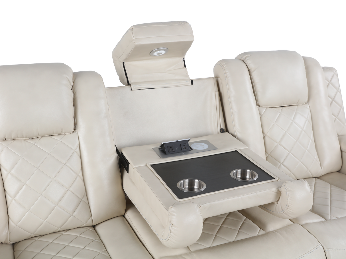 3 Piece Power Reclining Living Room Set by Sara Collections | Bel Furniture