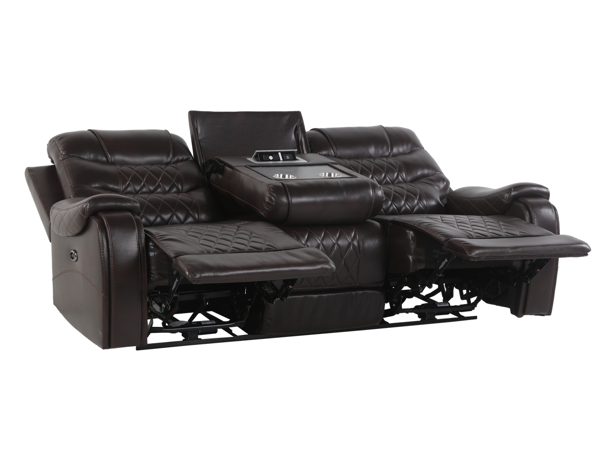 3 PIECE POWER RECLINING LIVING ROOM SET by Sara Collections | Bel Furniture