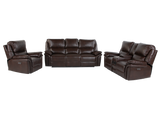 3 Piece Modern Power Reclining Living Room Set with LED Lighting