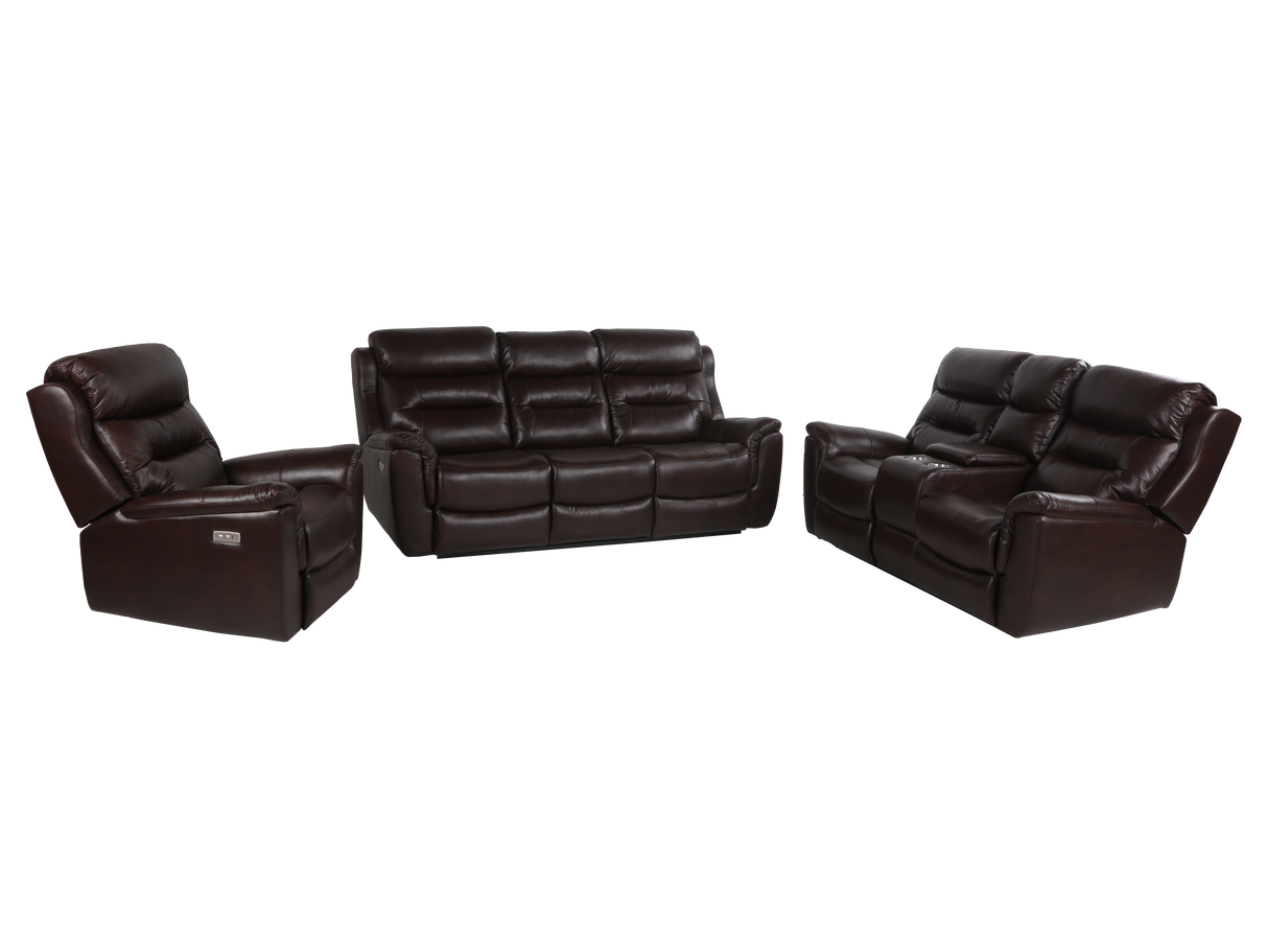 3 Piece Power Reclining Living Room Set by Sara Collections | Bel Furniture