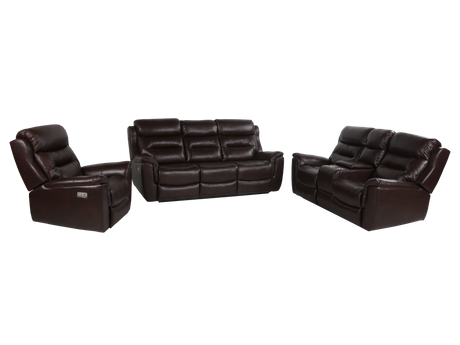 3 Piece Power Reclining Living Room Set by Sara Collections | Bel Furniture