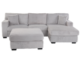 2 Piece Sectional with Ottoman