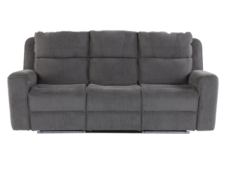 Gray sofa on a white background