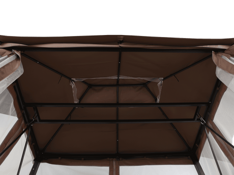 3 Piece Patio Swing Chair with Canopy by Mollai Collections | Bel Furniture
