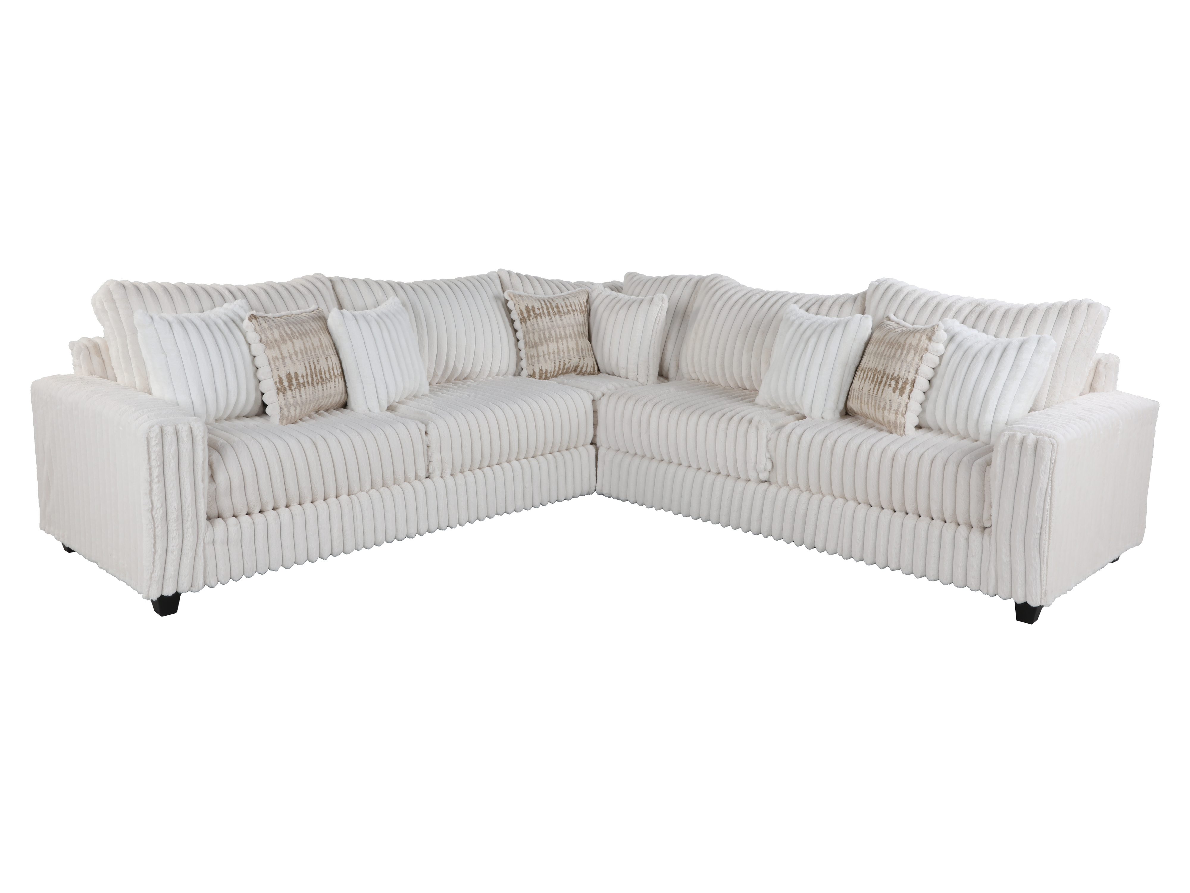 3 Piece Sectional - Cream