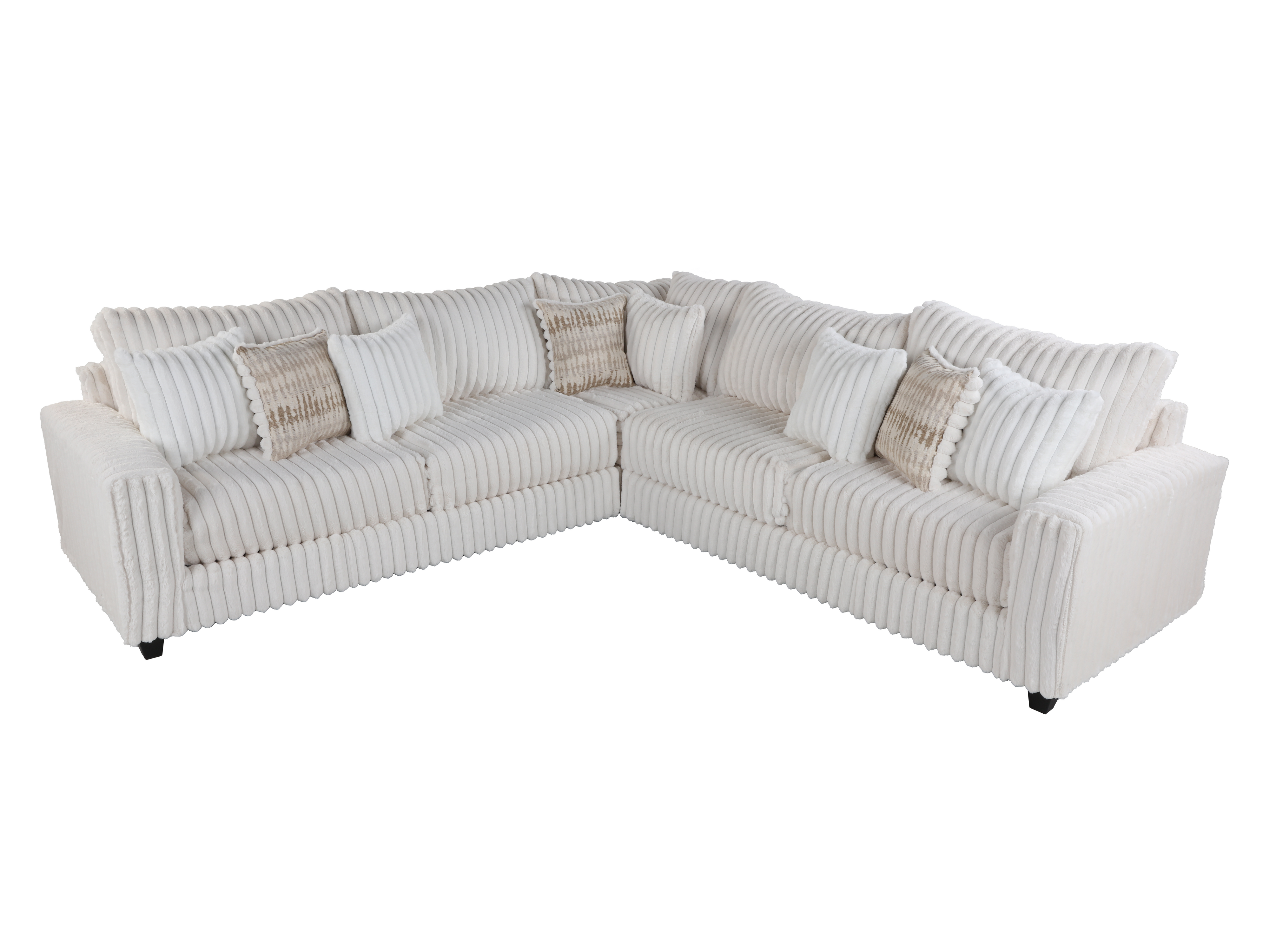 3 Piece Sectional - Cream