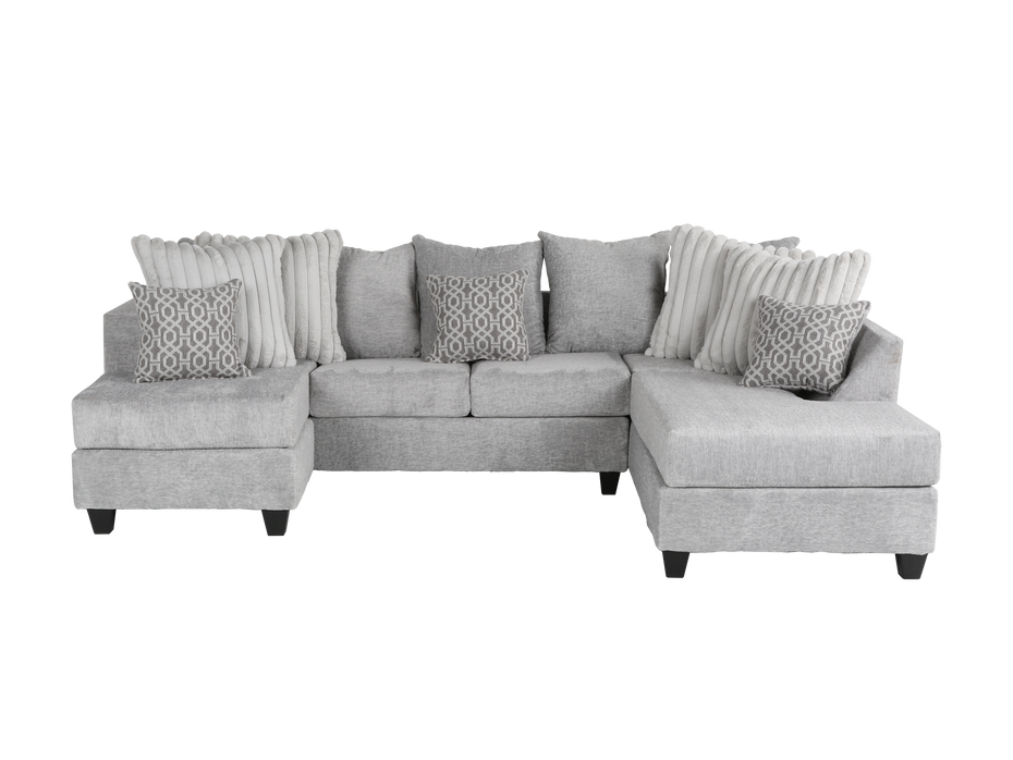 2 Piece Sectional - Grey