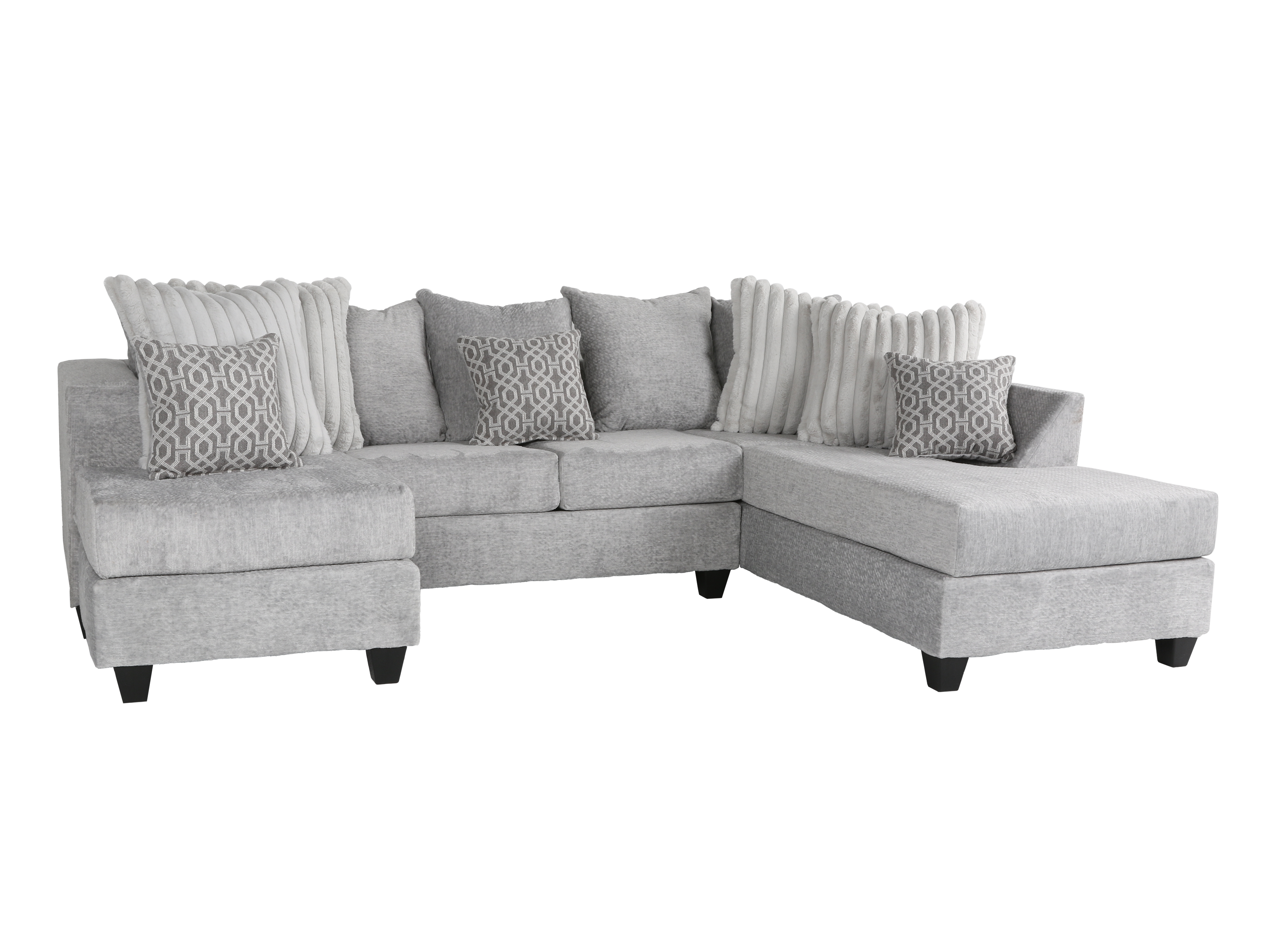 2 Piece Sectional - Grey