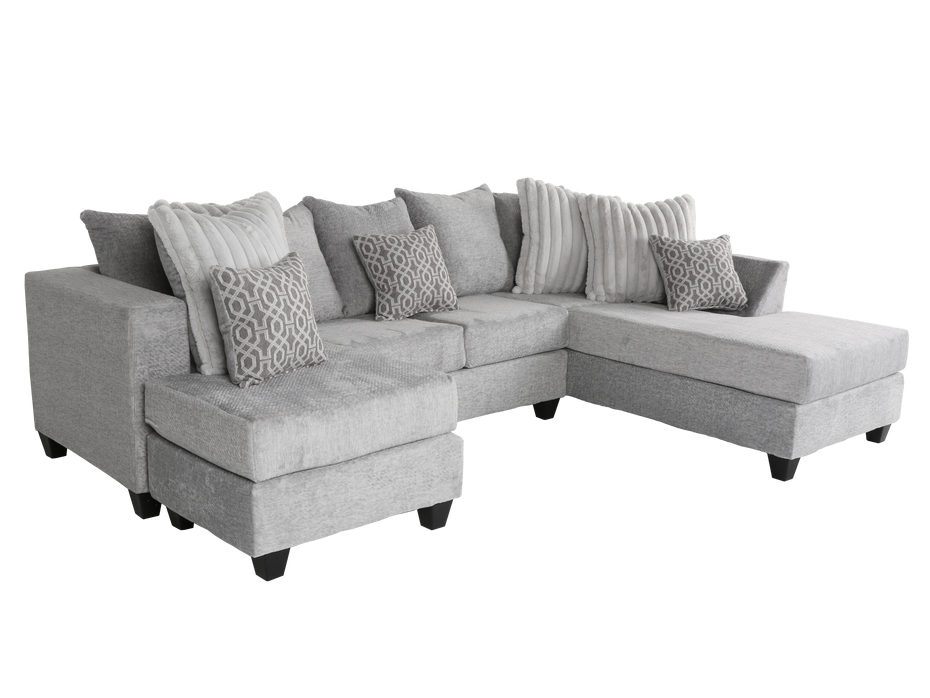 2 Piece Sectional - Grey