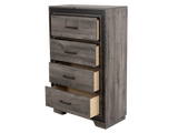 Gray 4 Drawer Chest