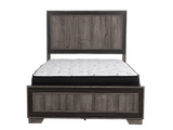 Gray Panel Bedroom Set with Dresser, Mirror & Nightstand