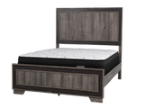 Gray Panel Bedroom Set with Dresser, Mirror & Nightstand