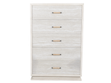 Modern White Chest with LED Lighting