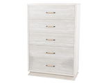 Modern White Chest with LED Lighting